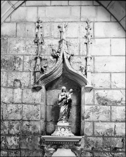 Niche de la chapelle nord.