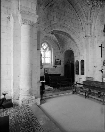 Vue intérieure de la chapelle sud.