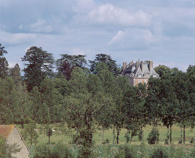 Vue du château prise du nord-ouest.