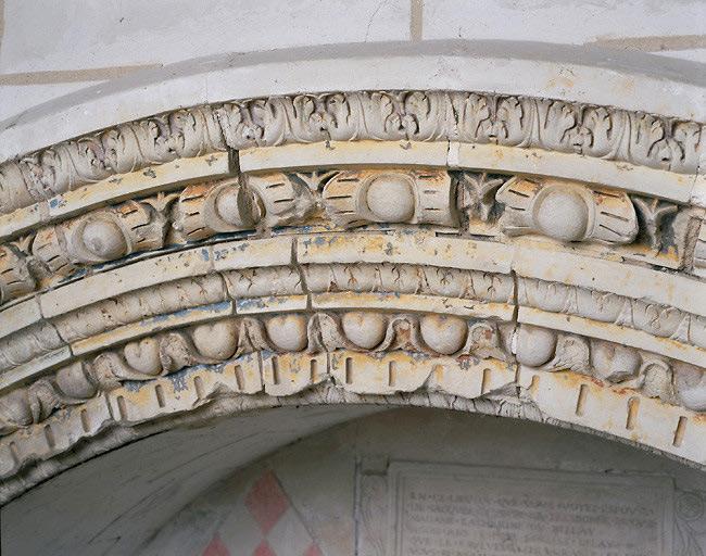 Enfeu de la sacristie : détail.