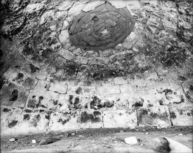 Intérieur du four à pain.