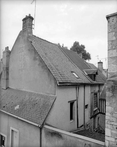 Façade postérieure de la maison sise 7, rue du Pont.