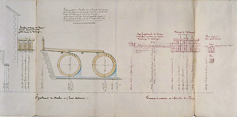 'Règlement du point d'eau du moulin de Récy', 31 mai 1864. Partie droite.
