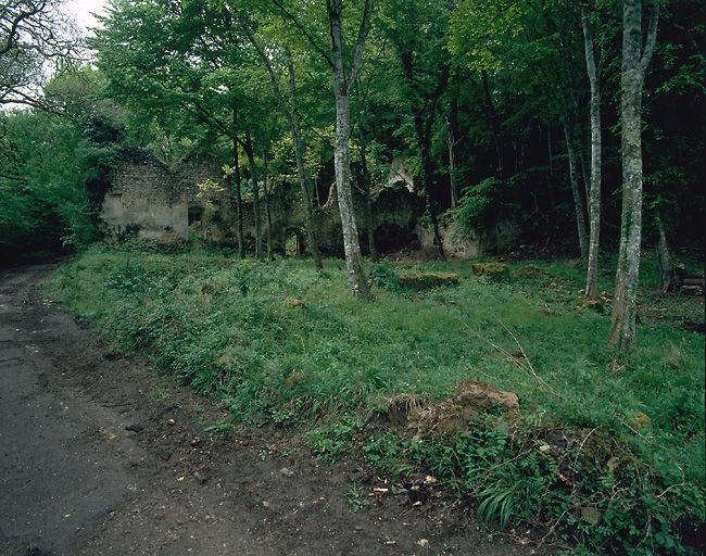 Vue des vestiges, à l'est.