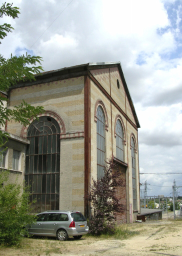 Pignon sud-ouest de la salle des machines.