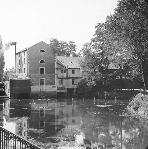 Photographie de la minoterie avant 1928.