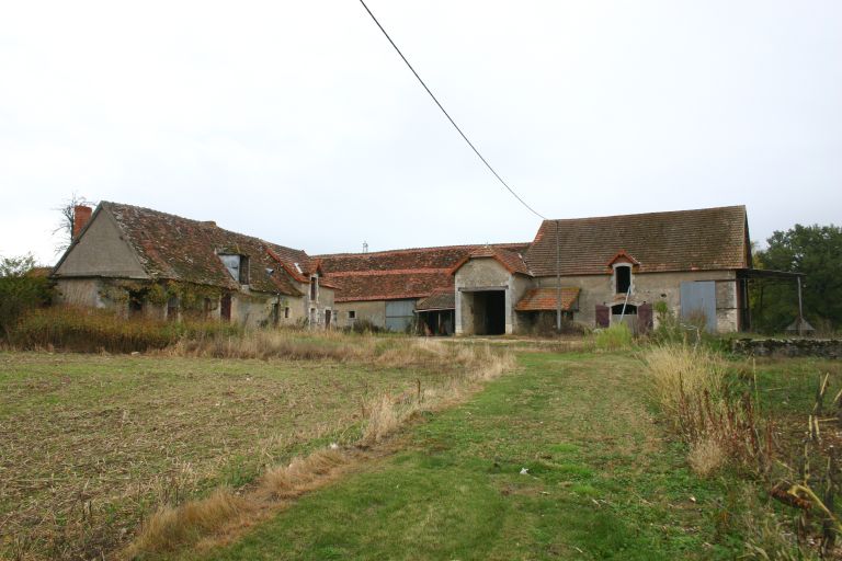 Important domaine isolé (le Bois Pictaveau) , vue générale.