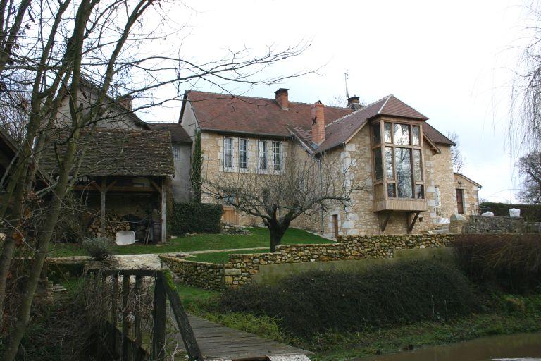 Façade sud, côté Anglin.