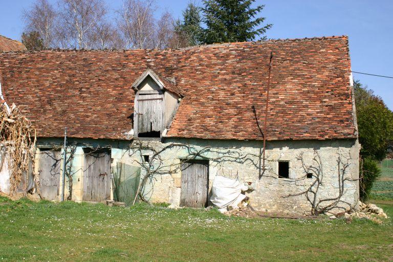 La partie étable-habitation.