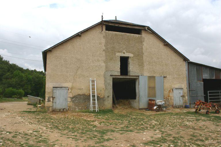 Pignon nord de la grange-étable.