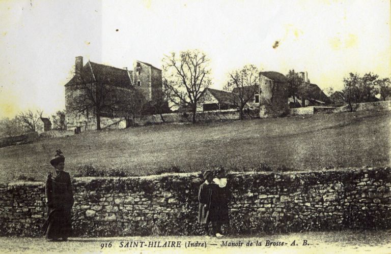 Manoir de la Brosse au début du 20e siècle.