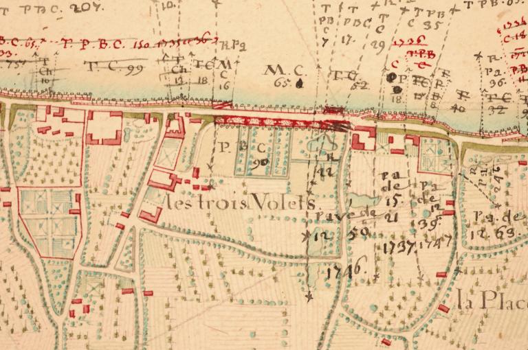 Les aménagements portuaires de la Loire : commune de La Chapelle-sur-Loire (Indre-et-Loire)