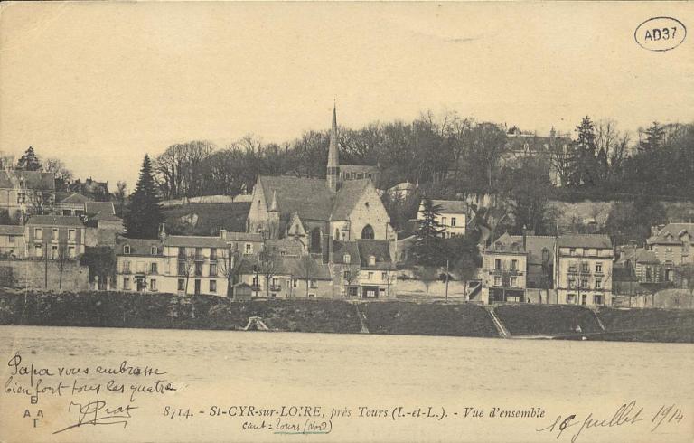 Les aménagements portuaires de la Loire : commune d'Amboise (Indre-et-Loire) 