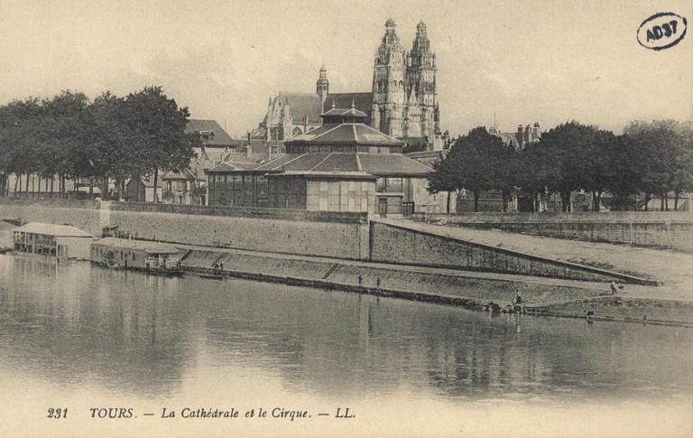 Extrait de la carte de Cassini levée entre 1756 et 1789. (région Centre, internet cartographique régional (Icare)).
