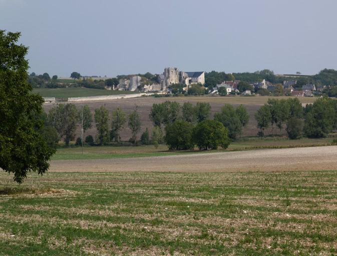 Vue du village depuis la Duterie à Crouzilles.