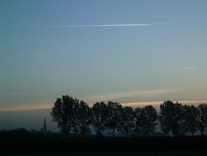 Environs de Crissay à l'aube.