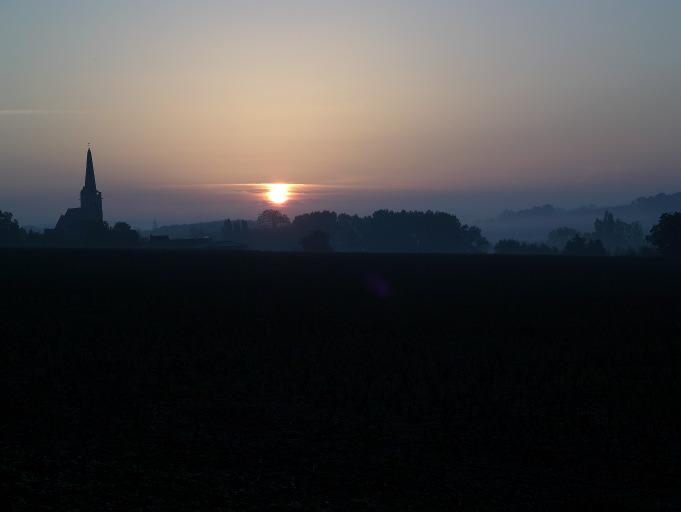 Coucher de soleil.
