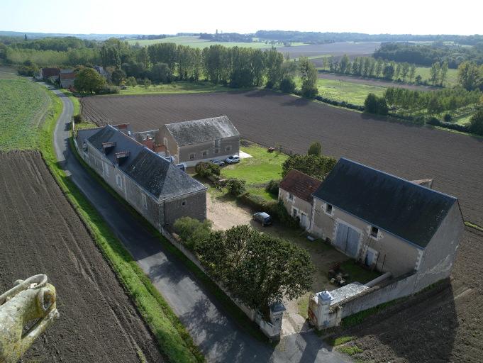 La Davonnerie : vue prise depuis le clocher de l'église.
