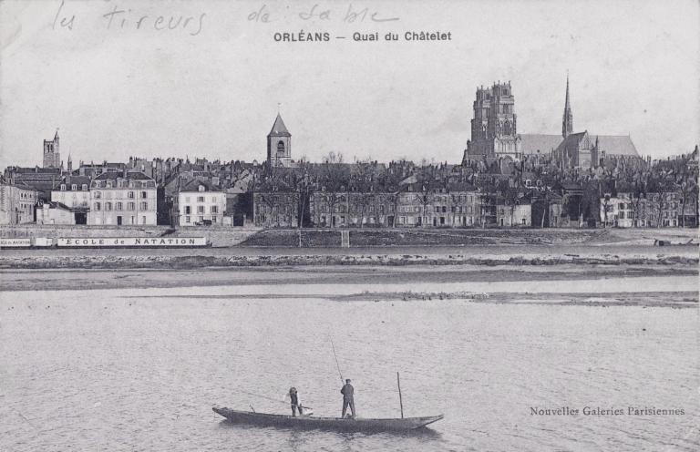 Vue d'ensemble depuis le duit. Carte postale ancienne. (collection particulière Michel Lelait, Orléans).