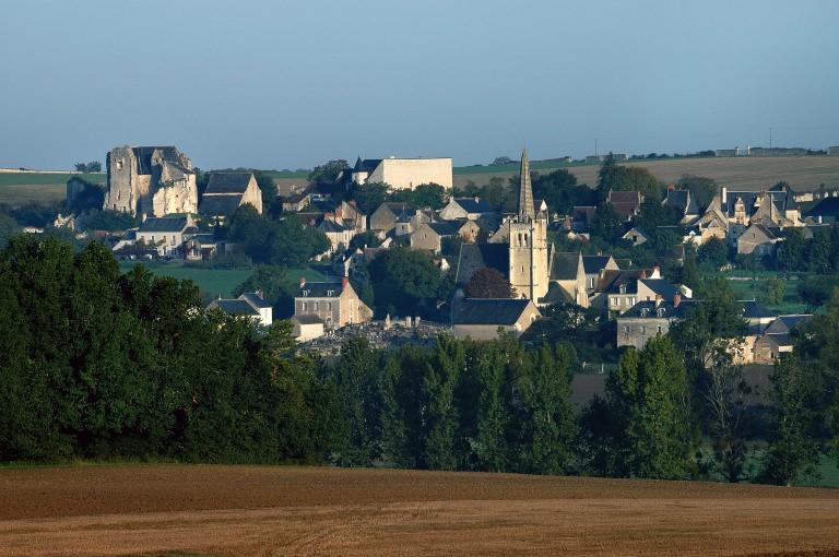 Vue générale au sud depuis Crouzilles.