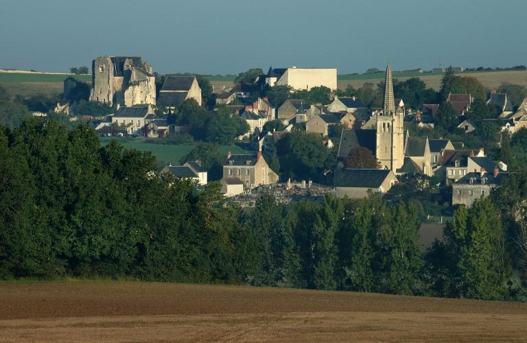 Vue générale au sud depuis Crouzilles.