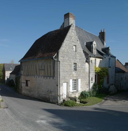 Maison à pan de bois, vue au nord-ouest.