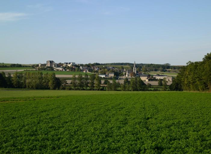 Crissay-sur-Manse vu depuis Crouzilles.