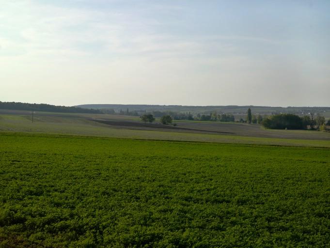 Crissay-sur-Manse vu depuis Crouzilles.