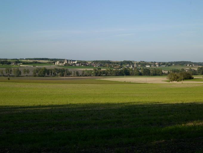 Crissay-sur-Manse vu depuis Crouzilles.