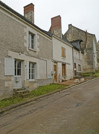 Maisons rue du Château, numéros 1 à 7.