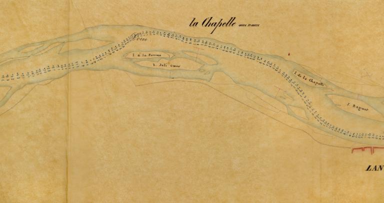 Les aménagements portuaires de la Loire : commune d'Amboise (Indre-et-Loire) 