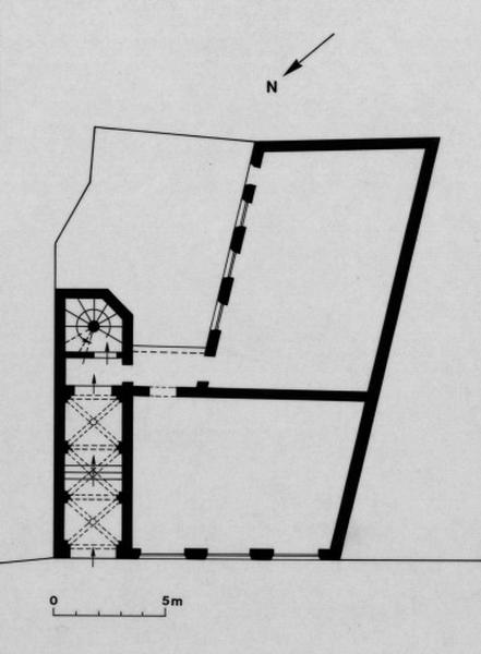 Plan de l'hôtel sous le règne de François 1er.