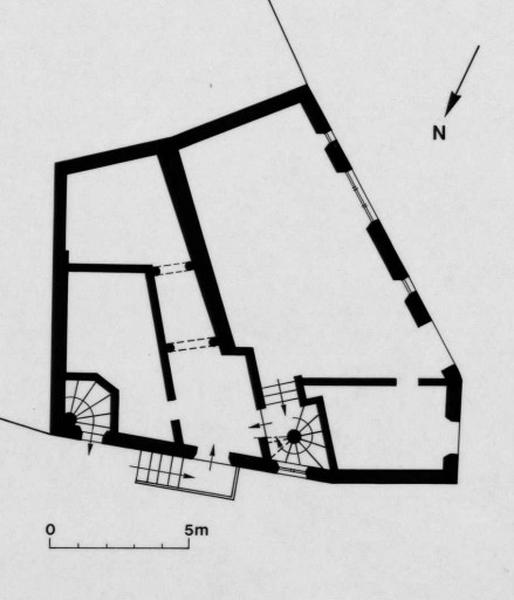 Plan du rez-de-chaussée.