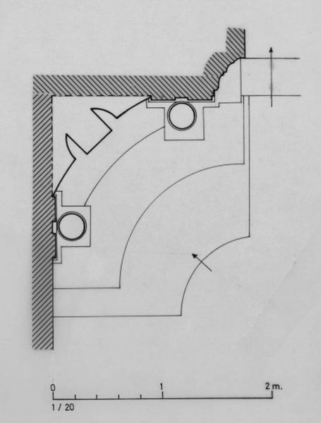 Plan du retable.