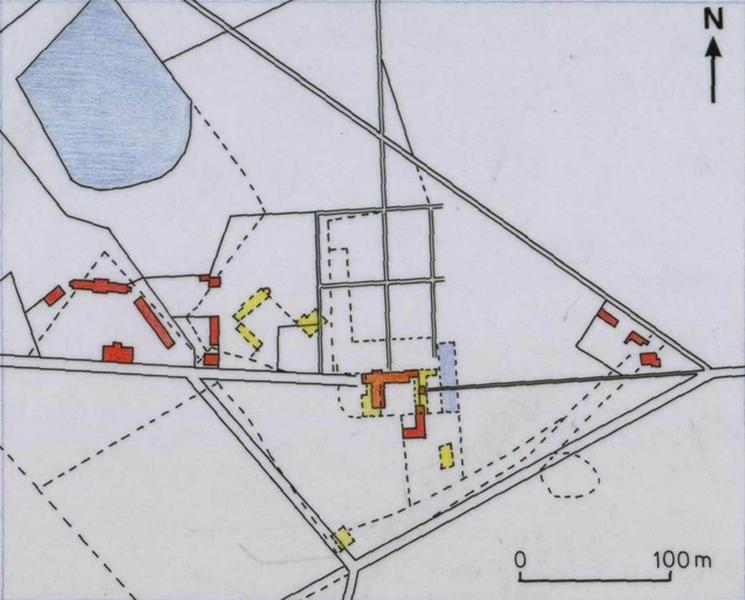 Plan de situation. Restitution parcellaire d'après l'ancien et le nouveau cadastre.