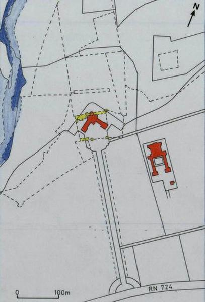 Plan de situation. Restitution parcellaire d'après l'ancien et le nouveau cadastre.