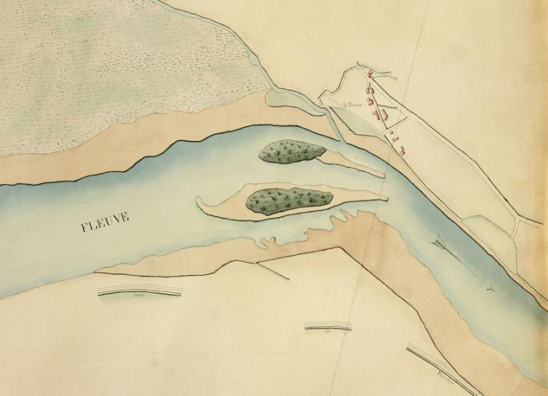 Les aménagements portuaires de la Loire : commune de Lion-en-Sullias (Loiret) ; Port refuge dit gare de la Ronce