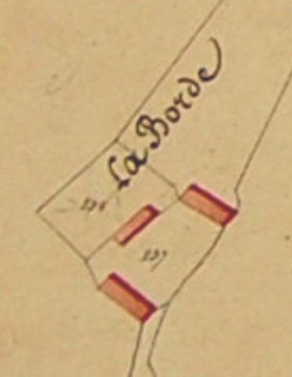 Extrait du cadastre de 1811, section C. (Archives départementales d'Eure-et-Loir, 3 P 4766).