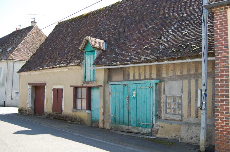 Ancienne ferme devenue café, actuellement maison (partie est), vue depuis l'ouest.