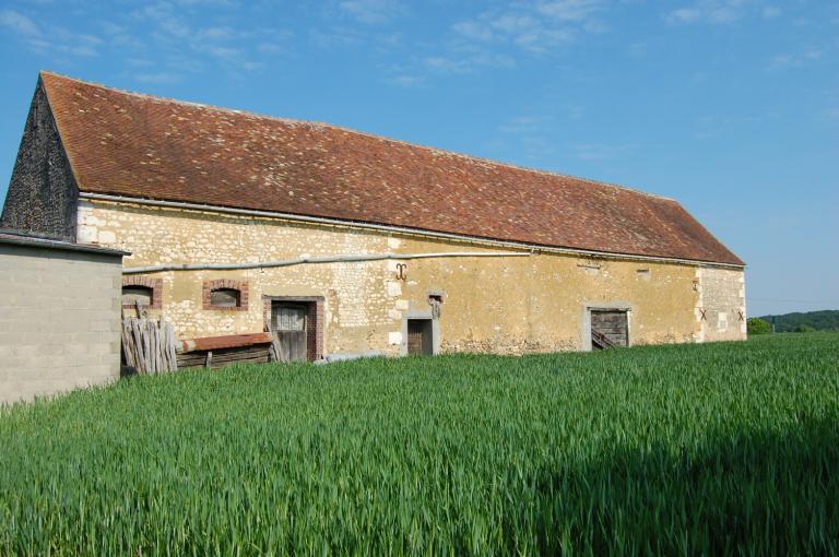 Grange-étable, vue depuis l'est.