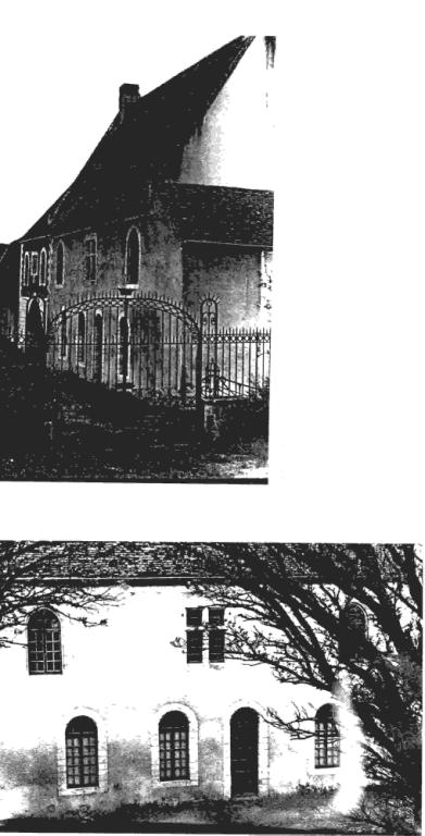 Logis manorial, façade sud-est (cliché Gilles Provost, vers 1992). (Université François Rabelais, Tours).