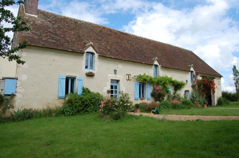 Montloin, ferme (sélectionnée). ; Bâtiment principal, élévation est.