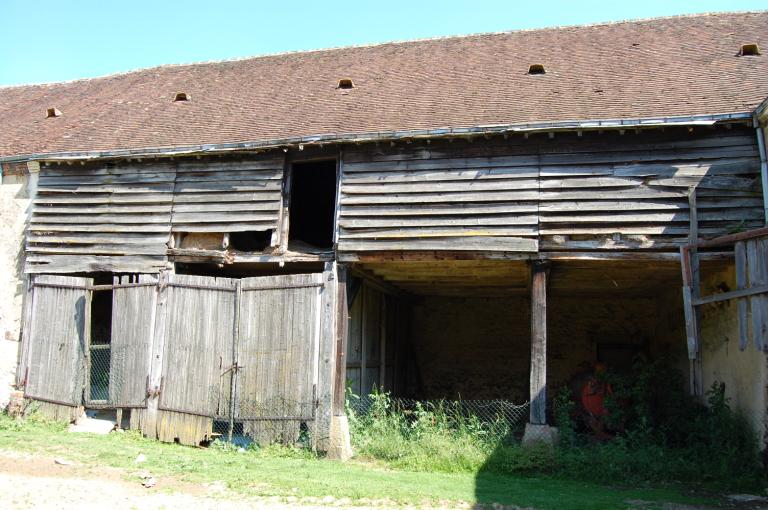 Hangar et séchoir, élévation sud.