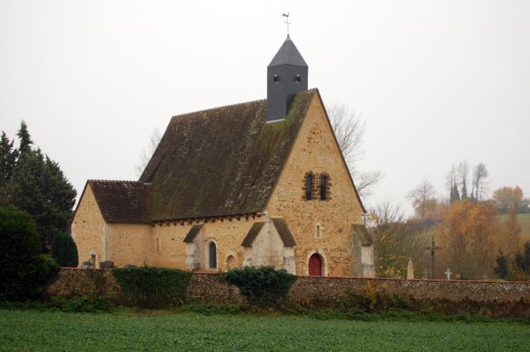 L'église paroissiale Notre-Dame. ; Vue générale depuis le nord-ouest.