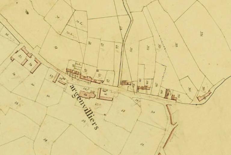 Extrait du cadastre de 1811, assemblage des sections H1 et G. (Archives départementales d'Eure-et-Loir, 3 P 3573). ; Extrait du plan cadastral de 1811, assemblage des sections H1 et G. (Archives départementales d'Eure-et-Loir, 3 P 3573). ; Extrait du cadastre de 1811, assemblage des sections H1 et G. (Archives départementales d'Eure-et-Loir, 3 P 3573). ; Extrait du plan cadastral de 1811, assemblage des sections H1 et G.  (Archives départementales d'Eure-et-Loir, 3 P 3573). ; Extrait du plan cadastral de 1811, assemblage des sections H1 et G. (Archives départementales d'Eure-et-Loir, 3 P 3573).