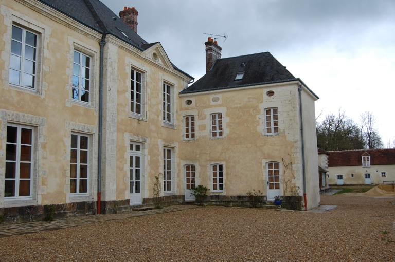 Pavillon en retour d'équerre au sud du château, élévation nord-ouest.