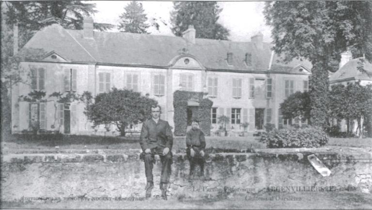Vue générale depuis le sud-ouest (carte postale ancienne, début du 20e siècle).
