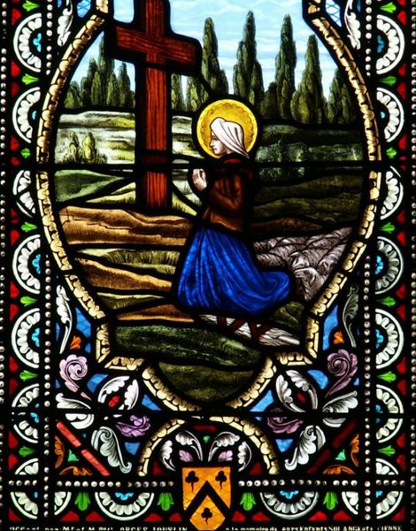 baie 2 (détail) : sainte Solange.