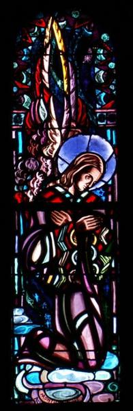 Verrières représentant des anges adorateurs