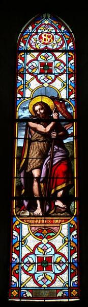3 verrières figurant saint Martin, saint Jean-Baptiste et sainte Marie-Madeleine
